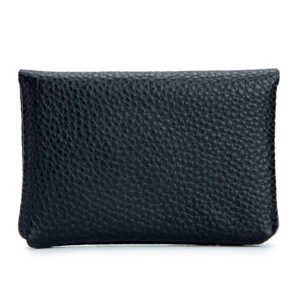 Black Real Leather Coin Purse - Image 6