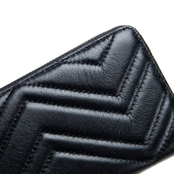 Genuine Leather Women Zip Wallet - Image 7