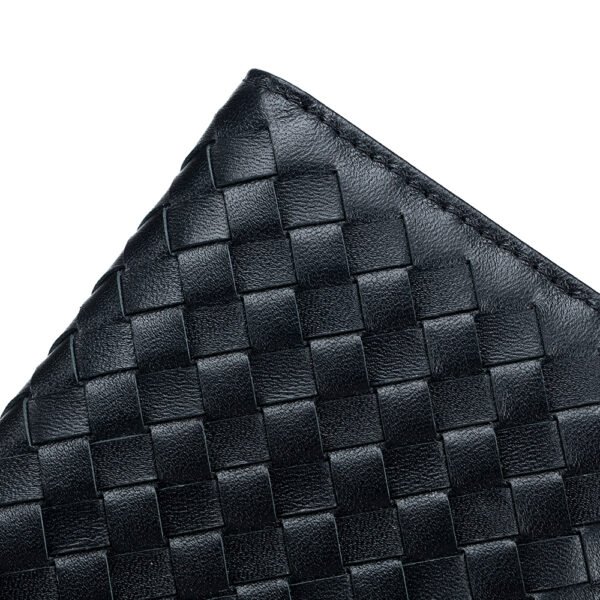 Black Sheepskin RFID Blocking Wallet - Image 3