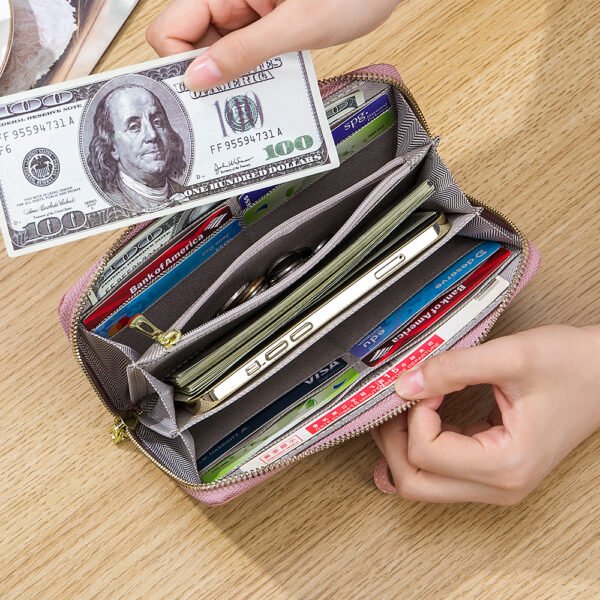 Real Leather Women Wallet Purse - Image 3