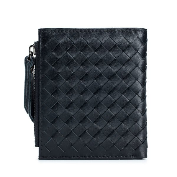 Black Sheepskin RFID Blocking Wallet - Image 5