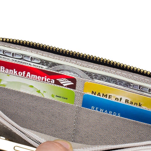 Real Leather Women Wallet Purse - Image 5