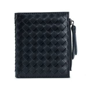 Black Sheepskin RFID Blocking Wallet
