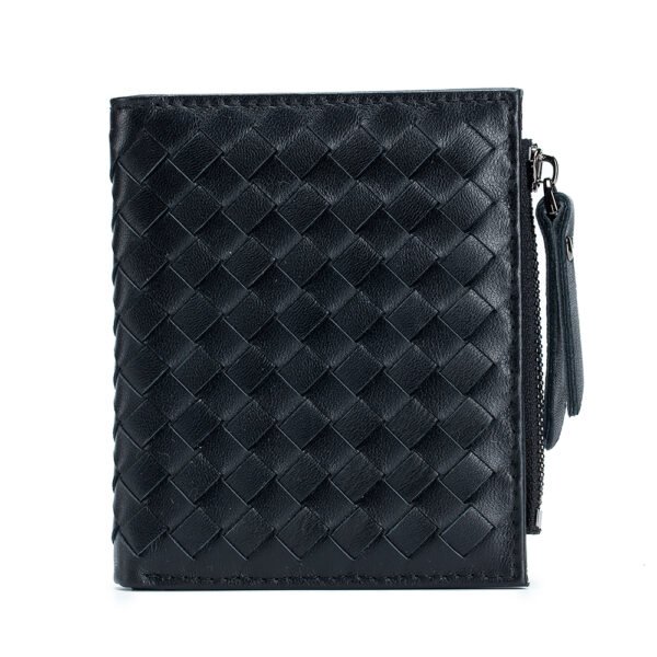 Black Sheepskin RFID Blocking Wallet