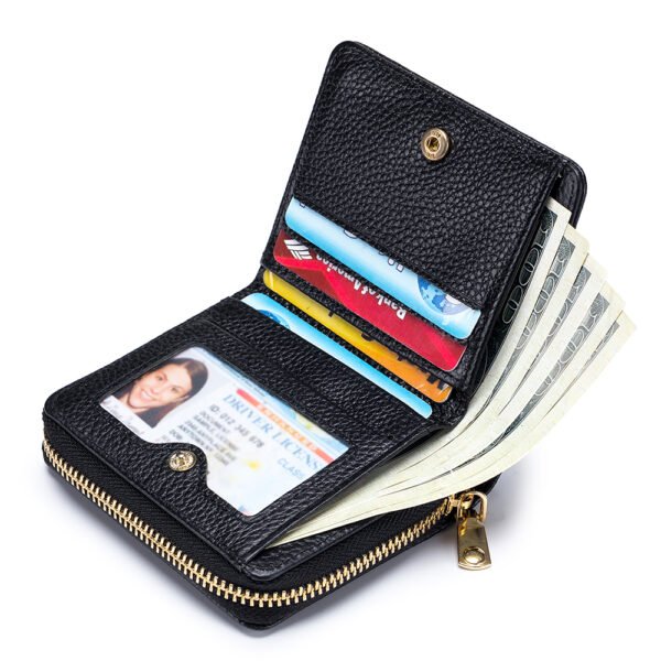 Real Leather Small Lady Purse - Image 4
