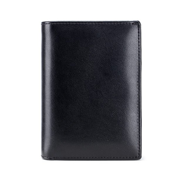 Black Soft Leather Card Holder Wallet