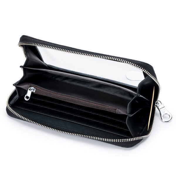 Real Leather Lady Shoulder Strap Wallet - Image 5