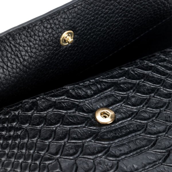Snake Leather Women Clutch Wallet - Image 5