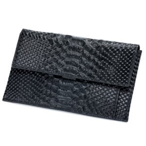 Snake Leather Women Clutch Wallet