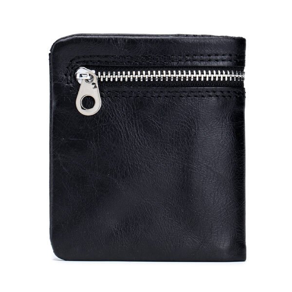 Top Grain Leather Man Short Wallet - Image 2