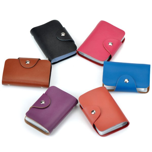 Brown Real Leather Multi Card Holder - Image 6
