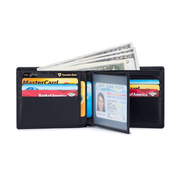 Carbon Fiber Leather Men Wallet - Image 6