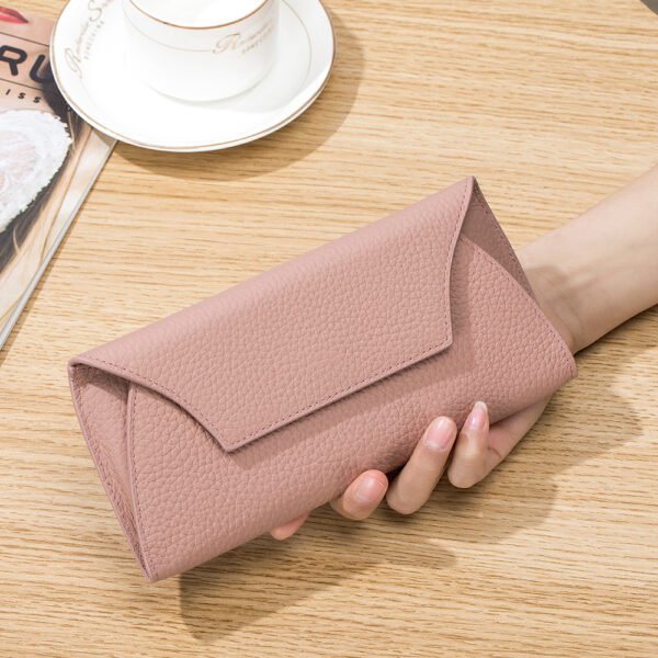 Pebble Leather Women Wallet - Image 2