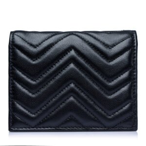 Black Soft Leather Women Coin Purse