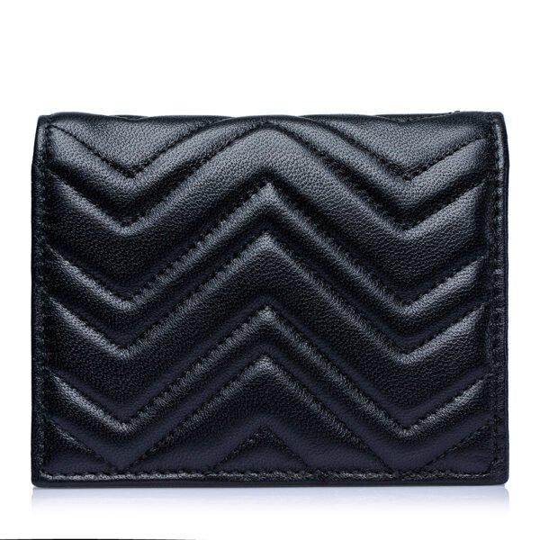 Black Soft Leather Women Coin Purse