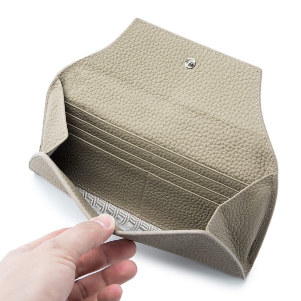 Pebble Leather Women Wallet - Image 3