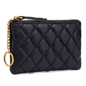 Luxry Real Leather Zipper Coin Purse
