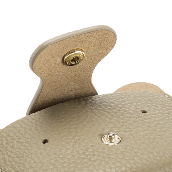 Top Grain Pebble Leather Small Coin Purse - Image 3