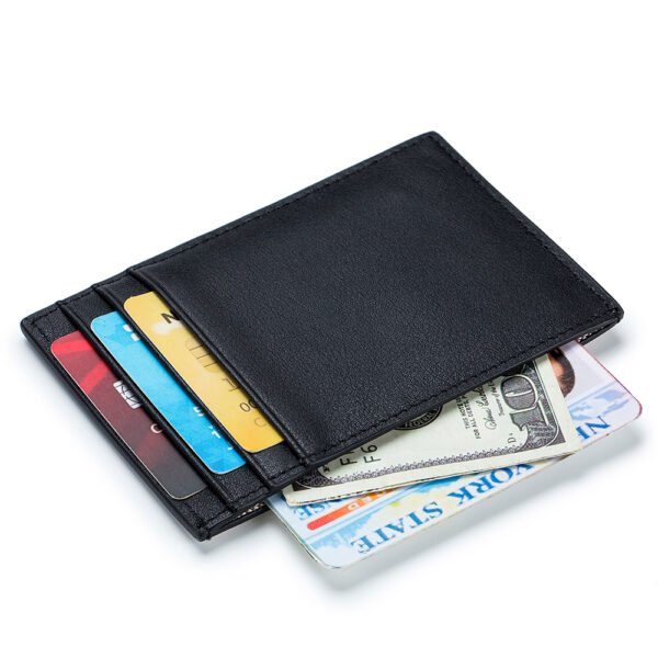 Multi-color Genuine Leather Card Holder - Image 5