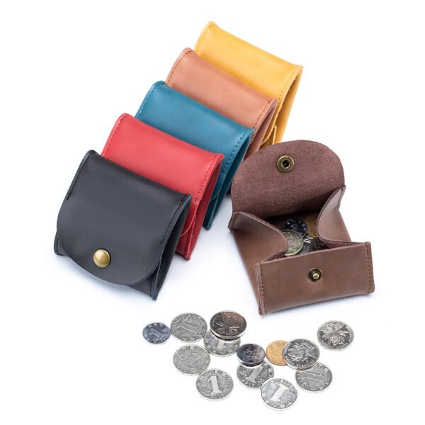 Top Grain Leather Mini Coin Purse - Image 2